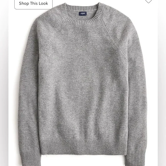 J. Crew Factory Crewneck sweater in supersoft lambswool blend - Picture 1 of 5
